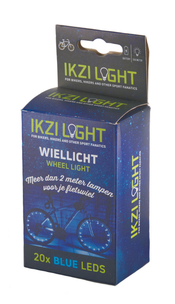 Illuminazione a ruota ikzi per 2 ruote - LED blu