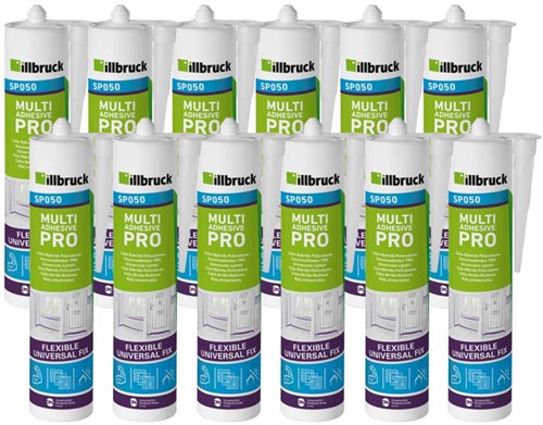 Illbruck sp050 universele lijmkit | zwart | 310 ml - sp050378180