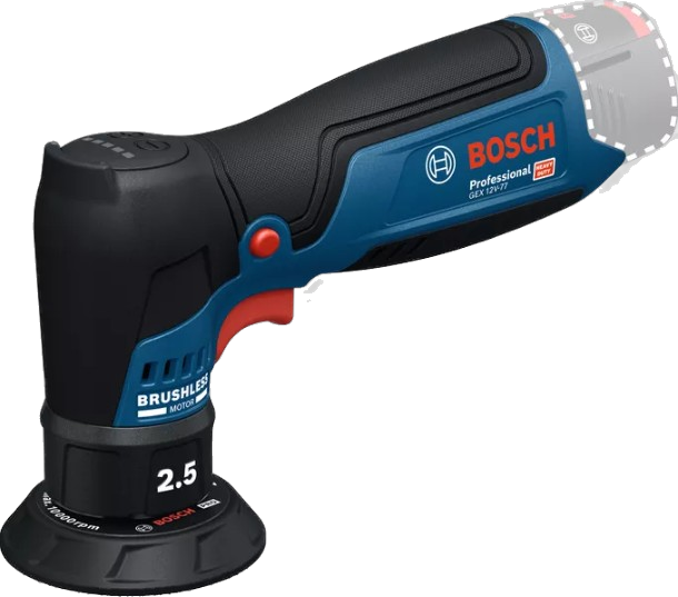 Levigatrice eccentrica Bosch Blue Gex 12v-77 | senza batterie e caricabatterie - 06019l2100