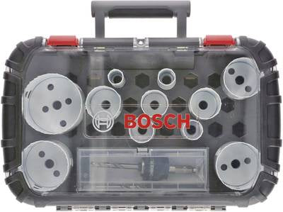 Set di seghe a tazza Bosch accessori per legno e metallo | 14 pezzi - di cui 60 68 76 mm - 2608594193