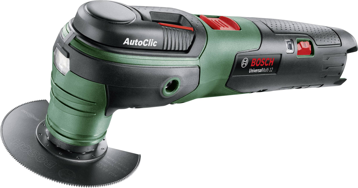 Corpo multiutensile Bosch universalmulti 12v con batteria agli ioni di litio verde - 0603103000