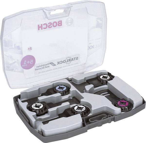 Accessori Bosch starlock per cartongesso elettricista 5+1 per multiutensili - 2608664622