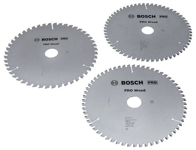 Accessori Bosch lame per seghe circolari pro legno | 216 mm | 3 pezzi - 2608644732