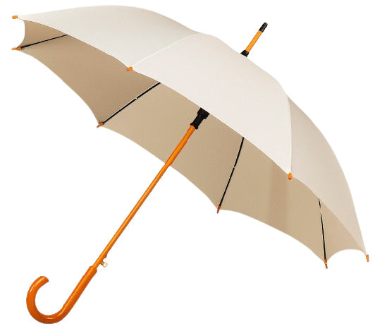 Impliva Boda paraplu para automática de 102 cm de poliéster blanco