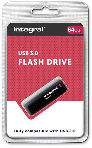 Chiavetta USB integrale 64GB nera 3.0 - 9500205