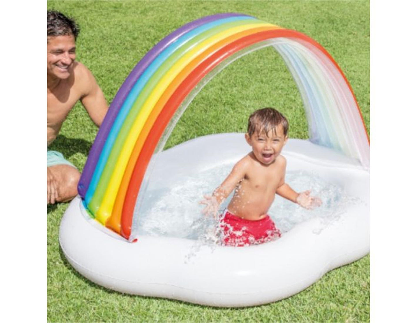 Piscina arcobaleno per bambini