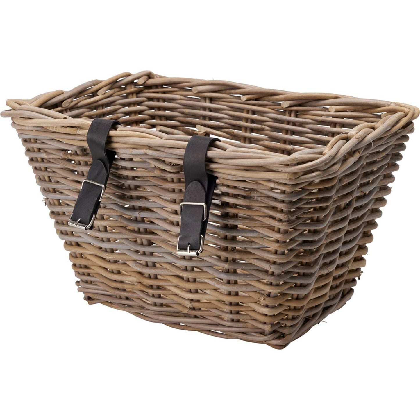 Cesta para bicicleta de ratán 39x30x24cm