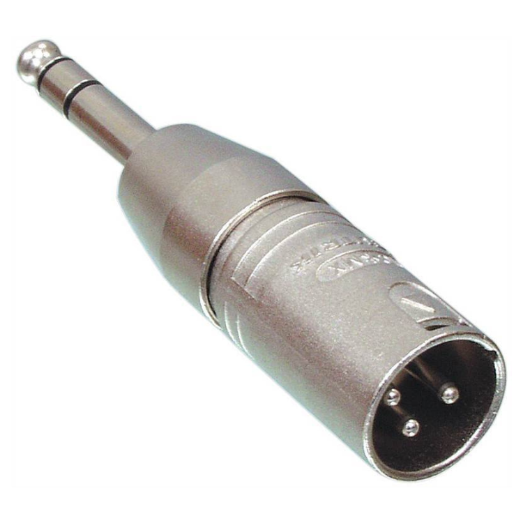 Adaptador abi xlr enchufe 3 pines - profesional