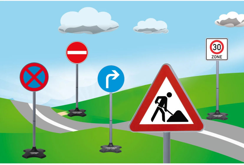 Jamara Verkeersborden groot 5-delig 81 cm