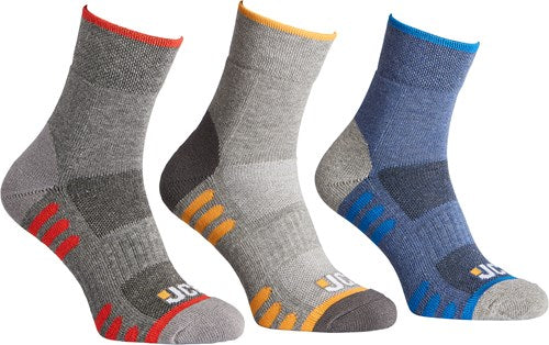 Calcetines de trabajo Jcb active hybrid | caballeros | talla 39-43 | 3 pares - jcbx080