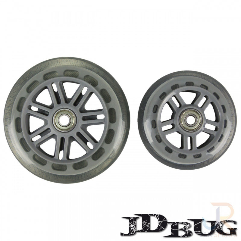 Juego de ruedas jd bug junior 120 100 mm (con rodamientos)
