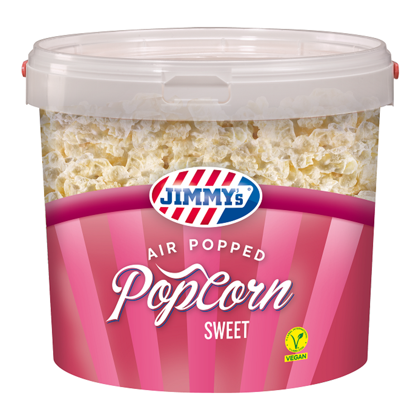 Secchiello per popcorn dolci Jimmy's (12x 220gr)