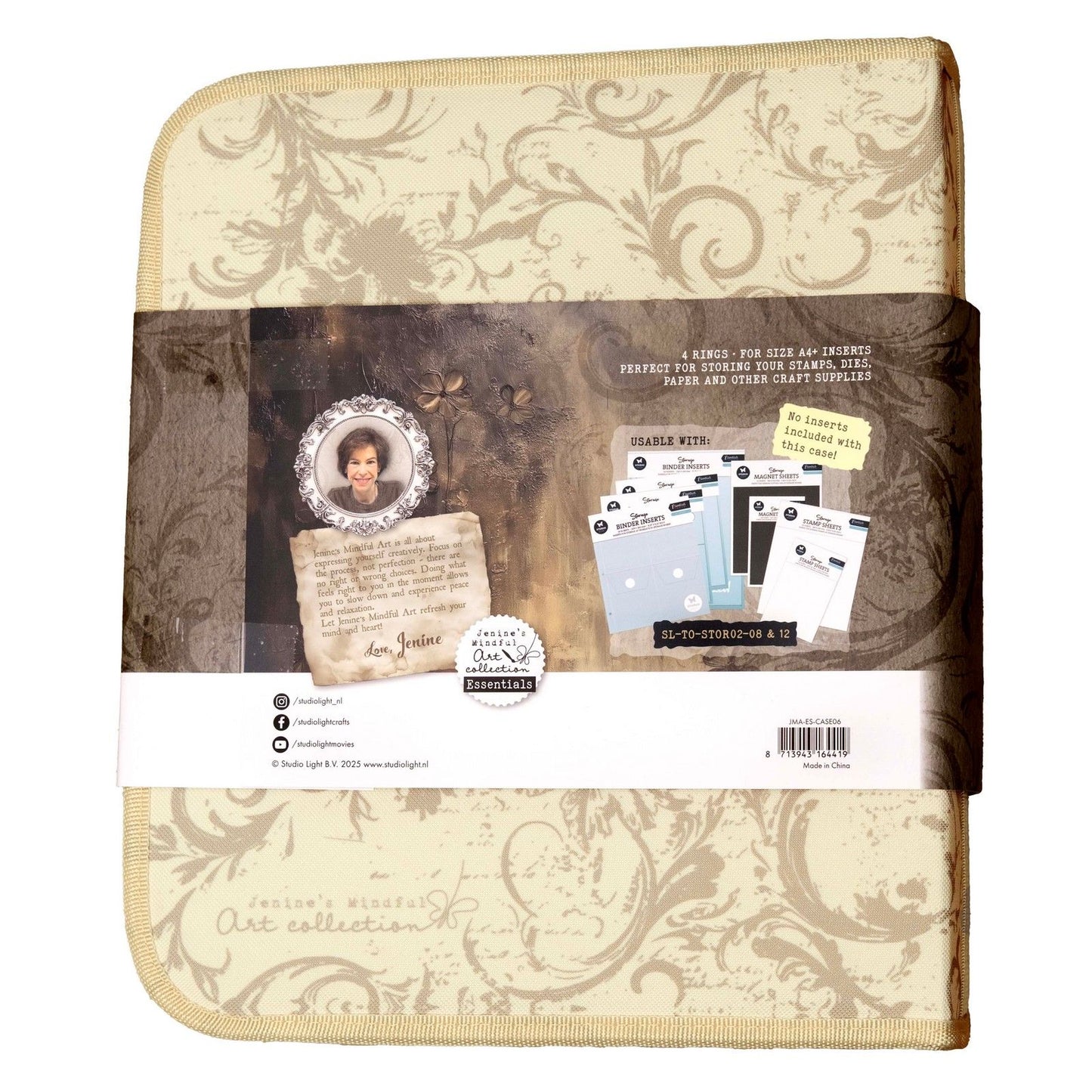 Luce da studio • Custodia Mindful Art di Jenine formato A4+ Essentials 285x340x60mm