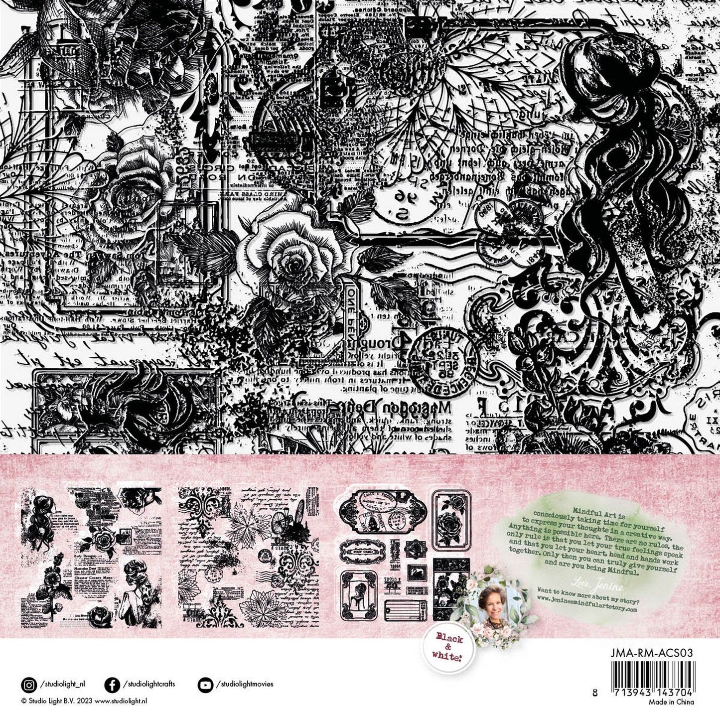 Luz de estudio • momentos románticos hojas de acetato entradas grunge