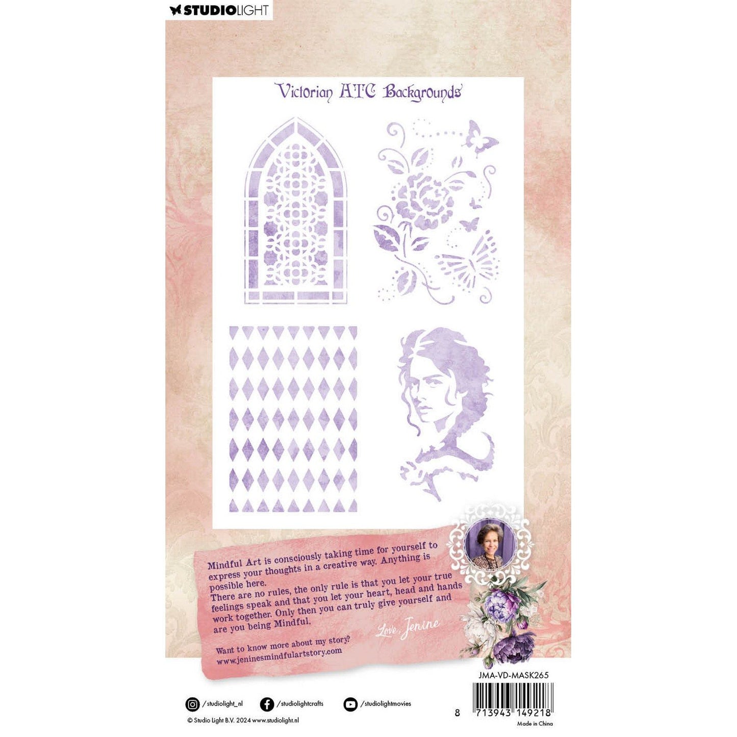 Luce da studio • sfondi vittoriani atc maschera stencil vittoriano