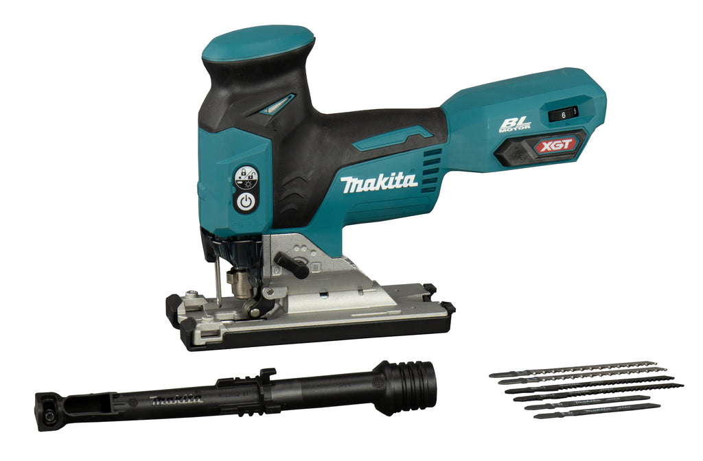 Makita JV001GZ 40V Max Sierra de calar inalámbrica Cuerpo con mango en T | sin pilas y cargador en caja