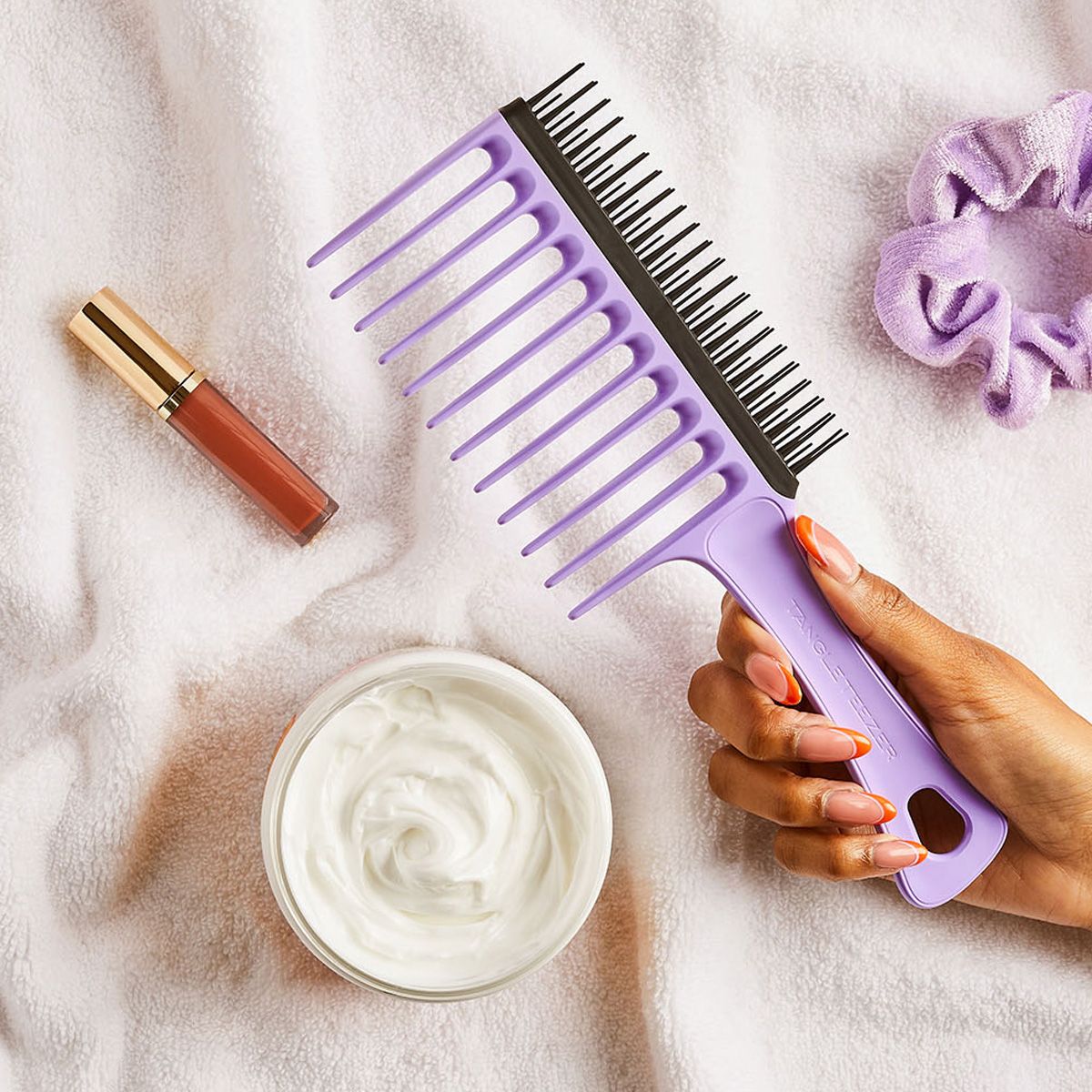 Tangle Tangle Tangle Tangs Wide Dente pettine per capelli ricci