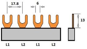 Forcella Kamrail 2 fasi 12pol. 17,8mm-4000215
