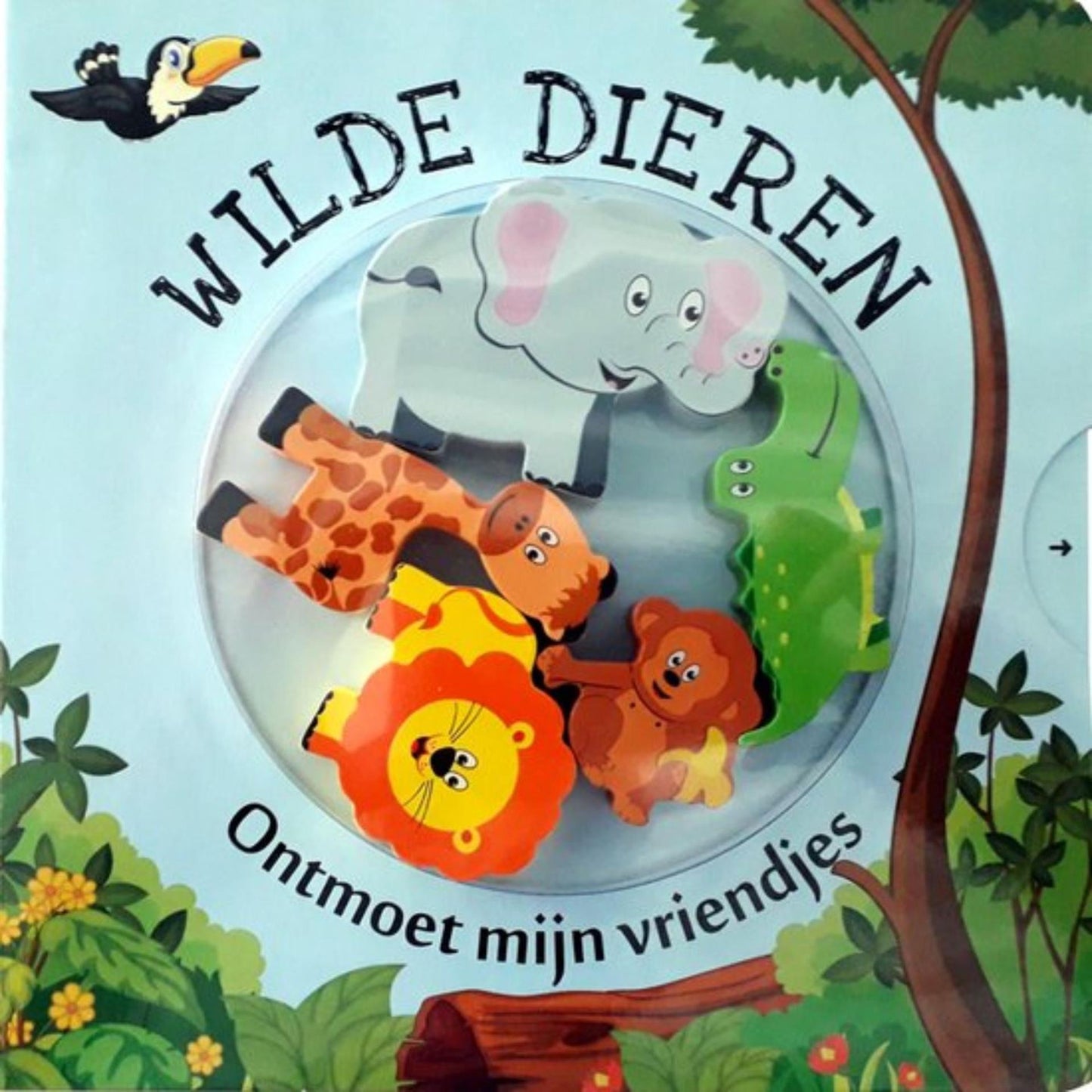 Libro di cartone Incontra i miei amici animali selvatici