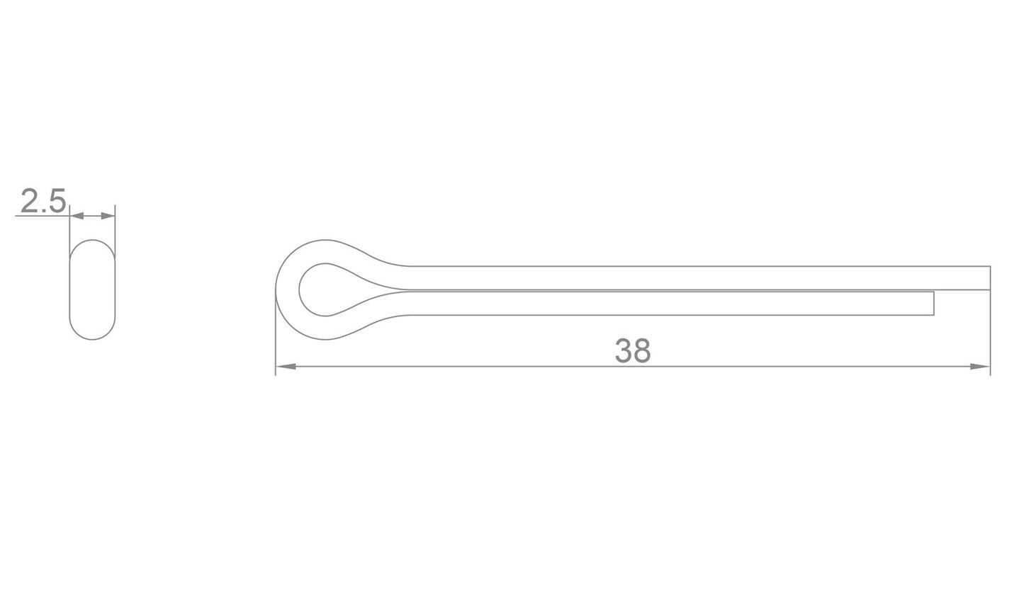 Coppiglie Katana per pastiglie shimano sram avid disc (2 pezzi)