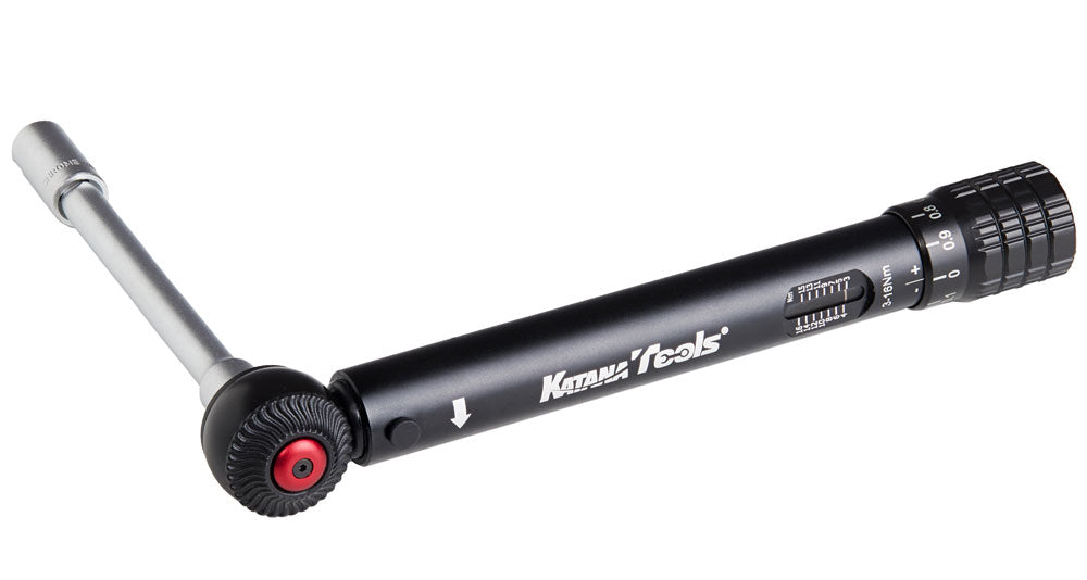 Mini chiave dinamometrica Katana TW-4 in alluminio 1 4 3-16 nm