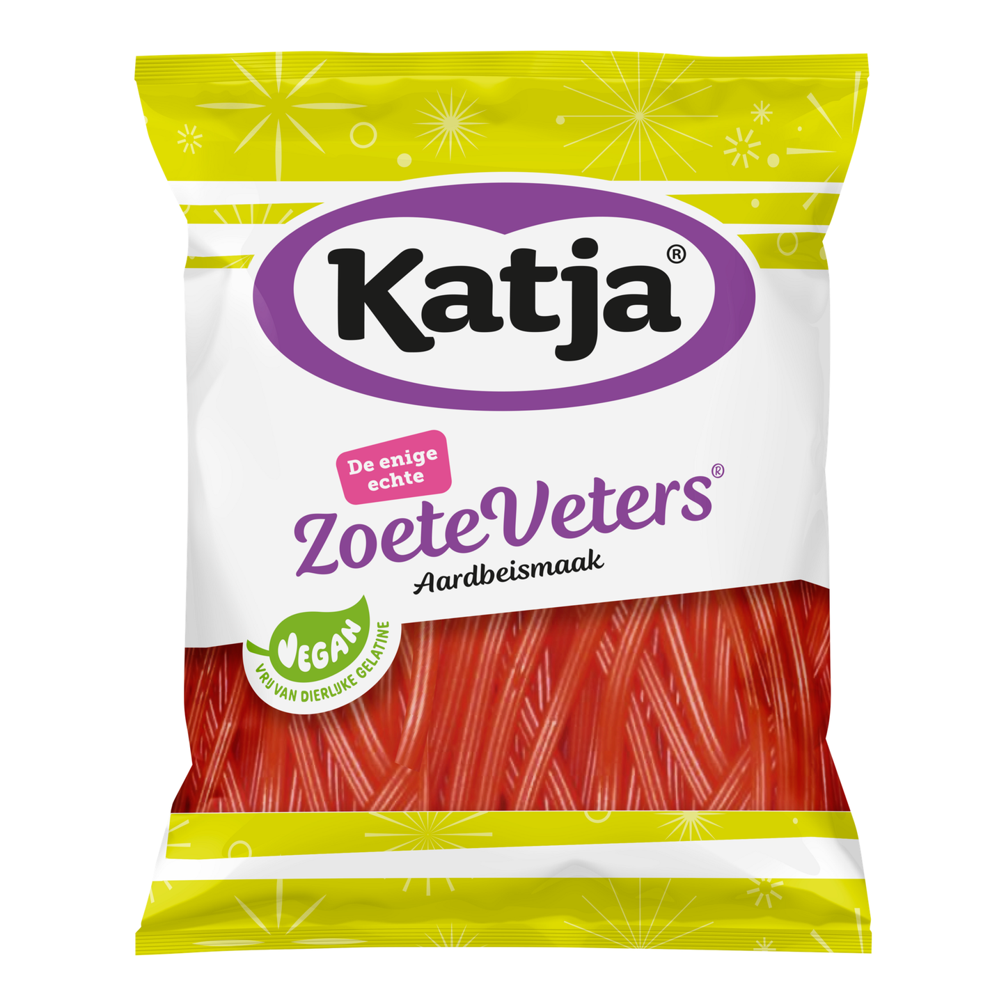 Cordones dulces Katja fresa (15x125gr)