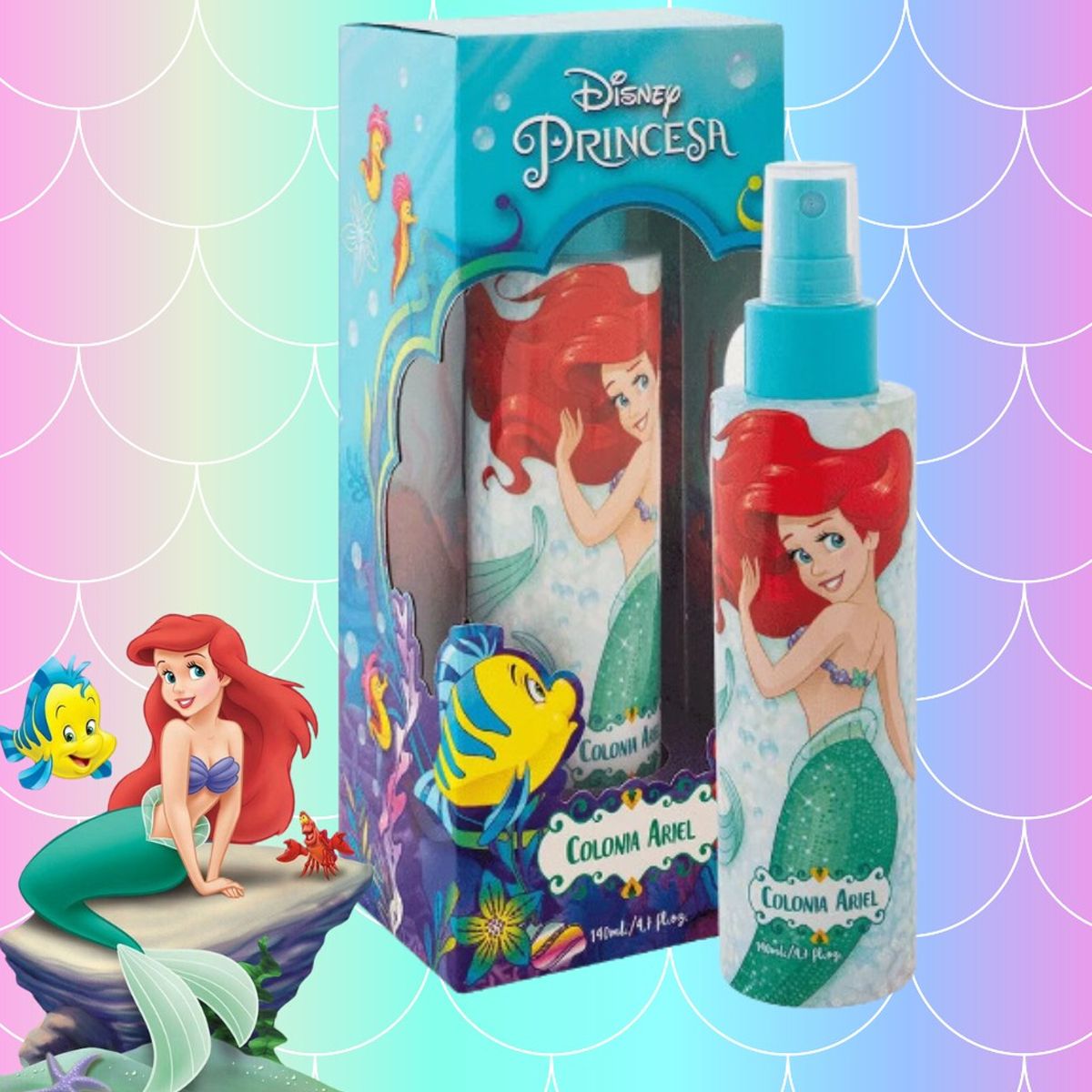 Princesa disney spray corporal ariel 140ml