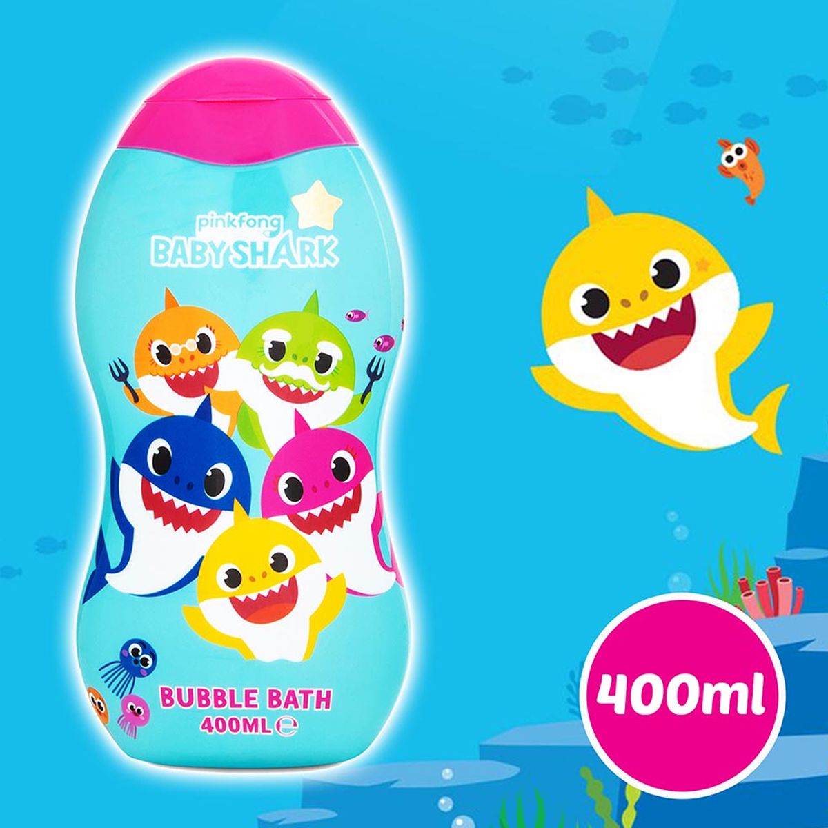 Bagno schiuma Shark Baby Bubble 400ml
