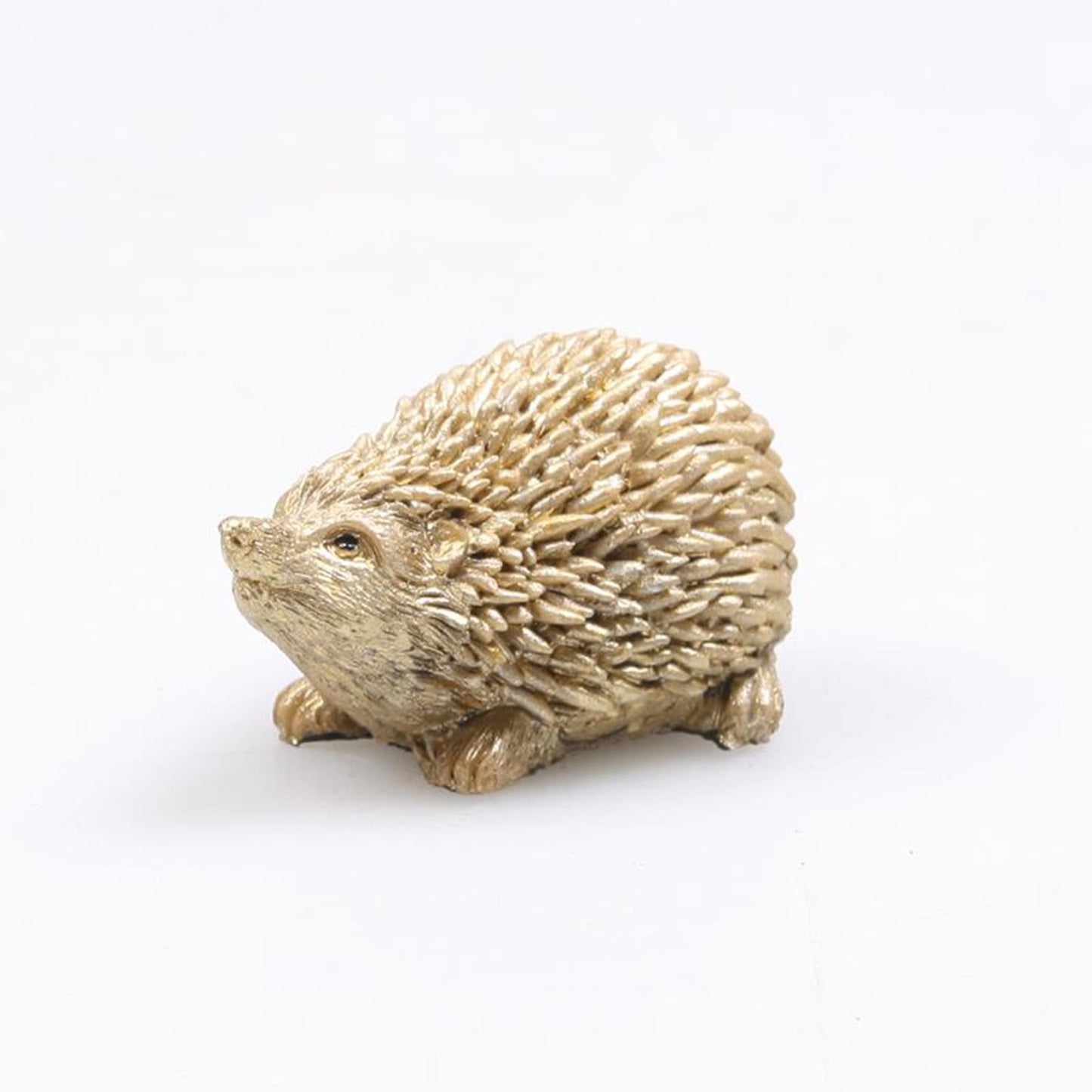 Season inspired decoration beeld egel klein goud 5,5x4x3cm