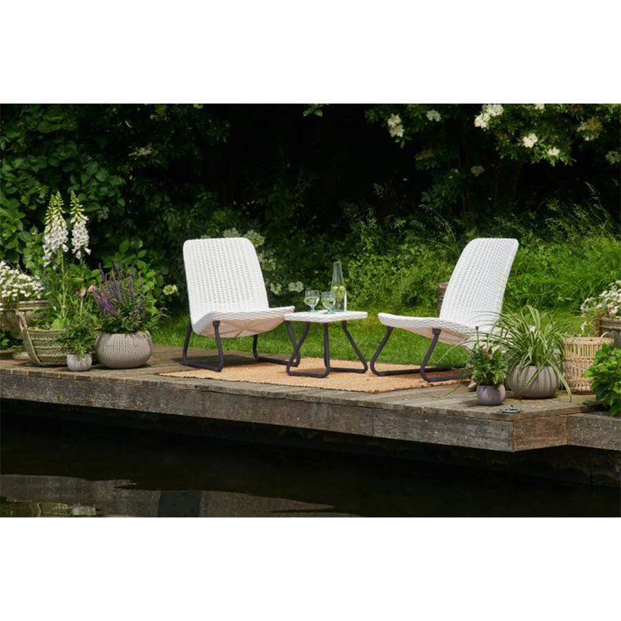 Set da salotto Keter Rio bianco