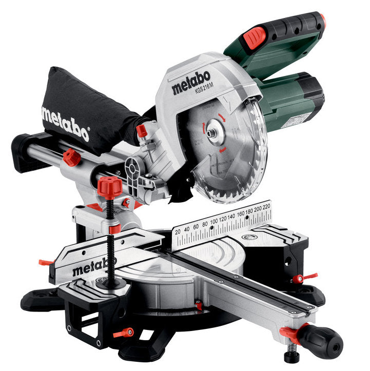 Sega trasversale Metabo kg 216 m con funzione di tiro | ultimo modello: 613216000