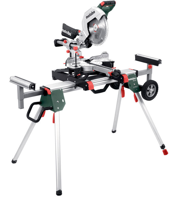 Sega trasversale Metabo kg 305 m con funzione di tiro | ultimo modello + telaio ksu 251 - 691215000