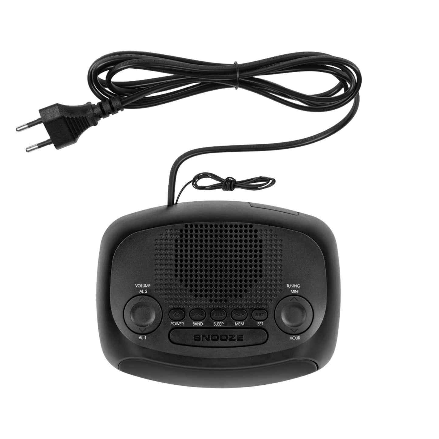 Kruger matz krã¼ger matz fm am wekkerradio, zwart