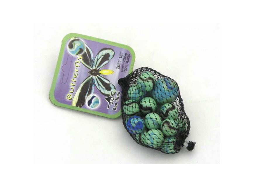 Marbles de mariposa Adic 20 canicas + 1 Big Knikker