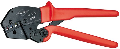 Knipex pinza a crimpare per capicorda isolati - 97 52 06 sb 975206sb