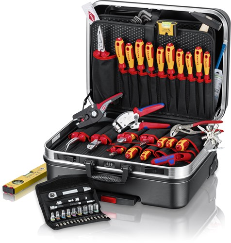 Valigetta portautensili Knipex “big basic move” electroplus | 68 pezzi - 002106