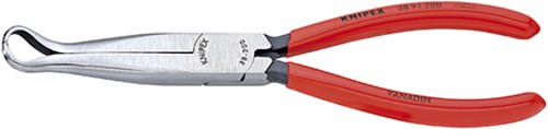 Pinza da meccanico Knipex 45 gradi, becchi semitondi 200 mm - 3891200
