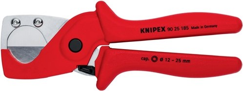 Cortatubos Knipex | para tuberías d. 12-25 mm | l. Acero eléctrico cromo vanadio 185mm | 1 pieza - 90 25 185 - 90 25 185