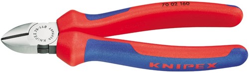 Knipex alicates de corte lateral pulido confort 160 mm - 70 02 160 sb - 7002160sb