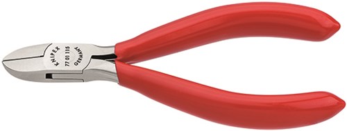 Knipex alicates de corte lateral cabeza redonda + bisel 115 mm - 7701115