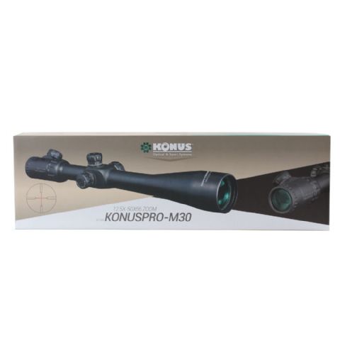 Alcance del rifle Konus Konuspro-M30 12.5-50x56 con cruz de alambre iluminado