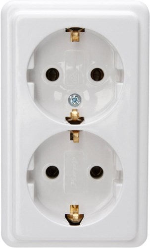 Kopp aw enchufe de superficie ra doble - 4626010