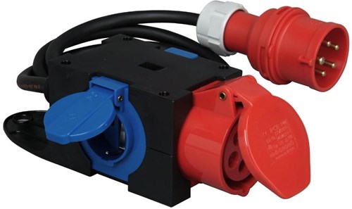 Distributore Kopp cee 5p 16a 400v a 1xcee + 2xwcd - 6316155