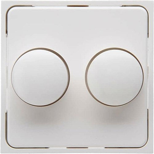 Kopp hk07 placca bianca + pulsante dimmer duo - 4622035