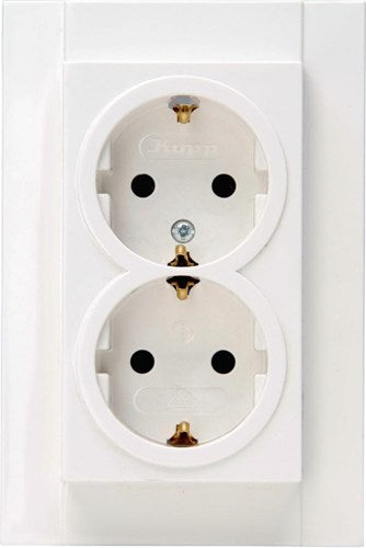 Kopp hk07 blanco enchufe empotrado ra doble