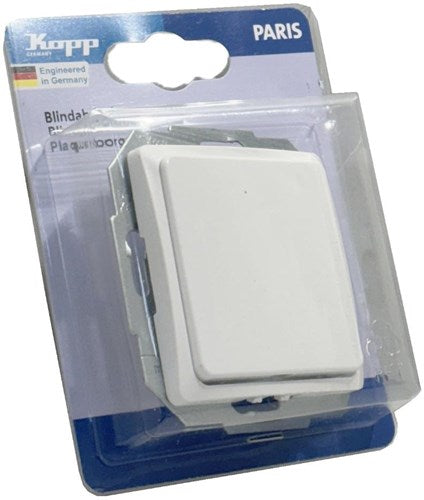 Placca cieca Kopp Paris bianco artico - 4625050
