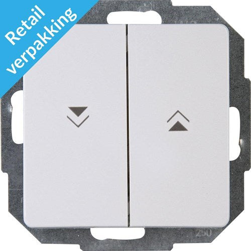 Interruttore per tapparelle Kopp Paris Arctic White + bilanciere - 4625080