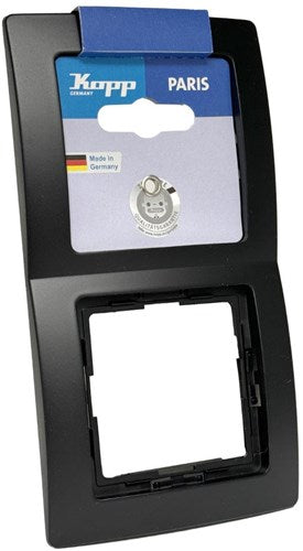 Kopp Paris marco de cubierta doble negro mate - 4625340