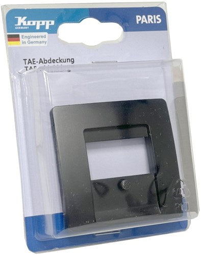 Placca Kopp Paris nero opaco USB - 4625270