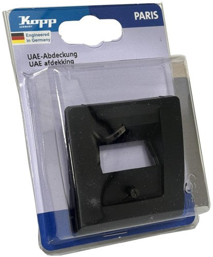 Kopp paris placa utp doble negro mate - 4625260